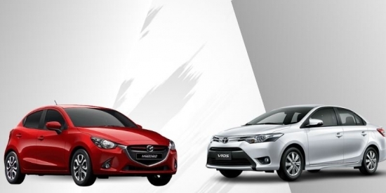 Cùng tầm giá, nên chọn Toyota Vios hay Mazda 2?