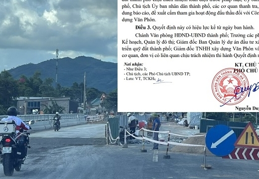 "Ngựa quen đường cũ", Công ty Văn Phôn bị thành phố Hà Tĩnh cấm thầu