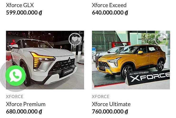 Mitsubishi Xforce hé lộ giá bán phiên bản cao cấp nhất: Mẫu ô tô này có gì đặc biệt?