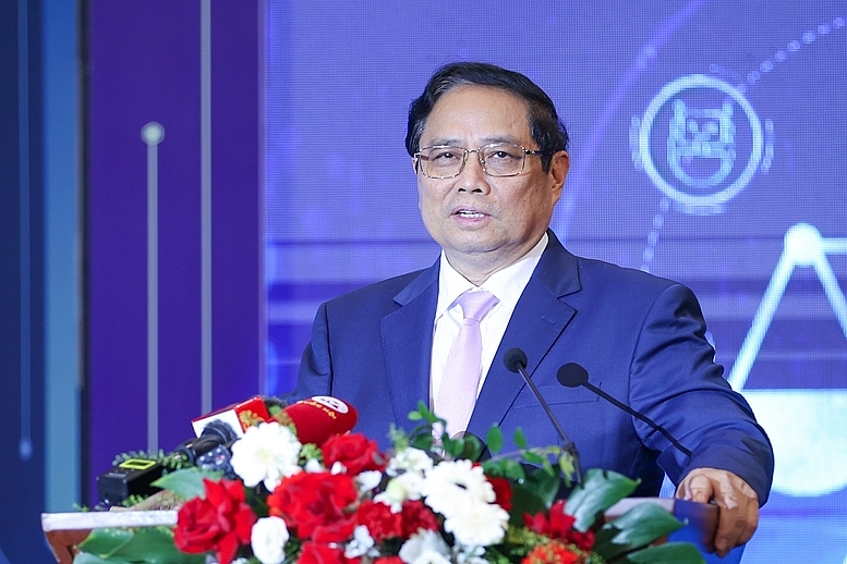 Thủ tướng Phạm Minh Chính: Ngành tòa án tiếp tục phát huy mạnh mẽ chuyển đổi số, xây dựng tòa án điện tử với tinh thần 