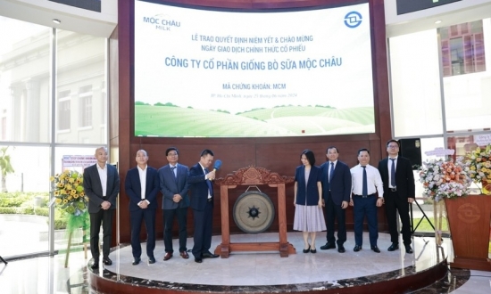110 triệu cổ phiếu của Mộc Châu Milk (MCM) chính thức góp mặt trên sàn HOSE