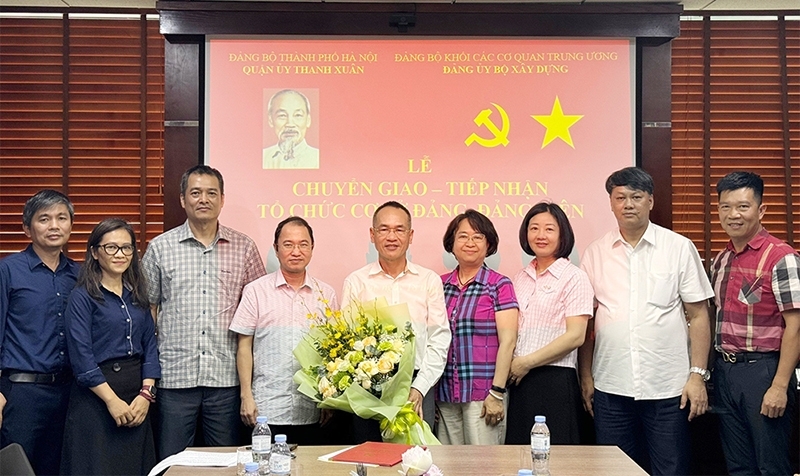 Lễ chuyển giao Chi bộ Công ty CP TEXO Tư vấn và Đầu tư về Đảng bộ Khối Doanh nghiệp quận Thanh Xuân