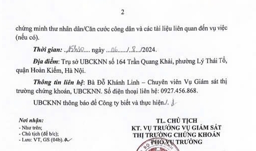 Hình ảnh lan truyền trong các room chat tư vấn đầu tư