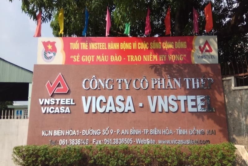 Thép Vicasa thay đổi nhân sự thượng tầng