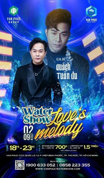 Nghỉ lễ 2/9 đến Van Phuc City xem nhạc nước Water Show Love’s Melody