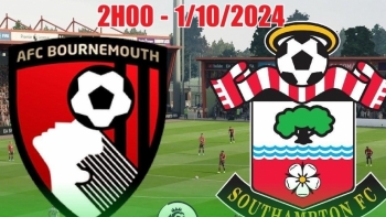 Nhận định Bournemouth vs Southampton (2h00, 1/10): Trận đấu quyết định cục diện ở nhóm cuối bảng Ngoại hạng Anh