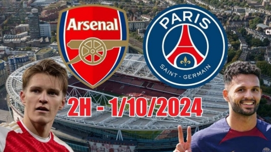 Nhận định C1 Arsenal vs PSG (2h00, 2/10): Pháo Thủ đánh bại PSG trên sân nhà?