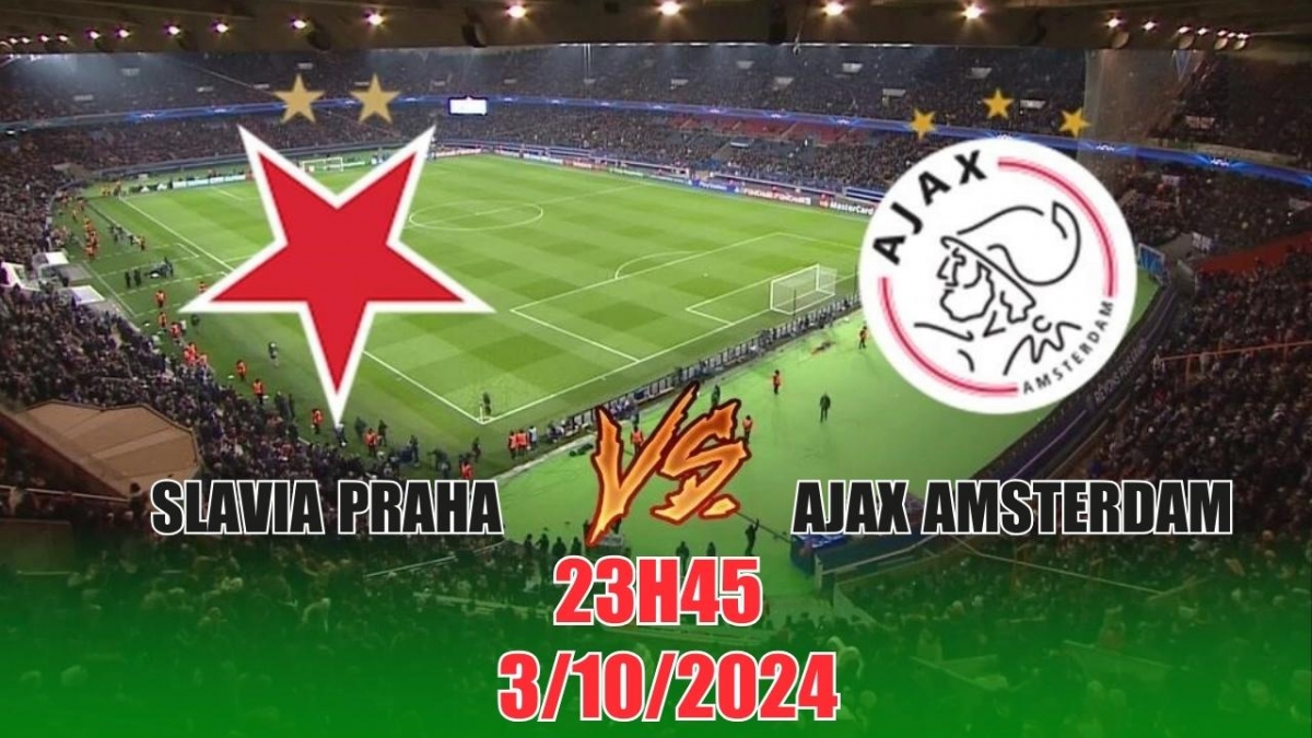 Nhận định C2 Slavia Praha vs Ajax (23h45, 3/10): Europa League 2024/25