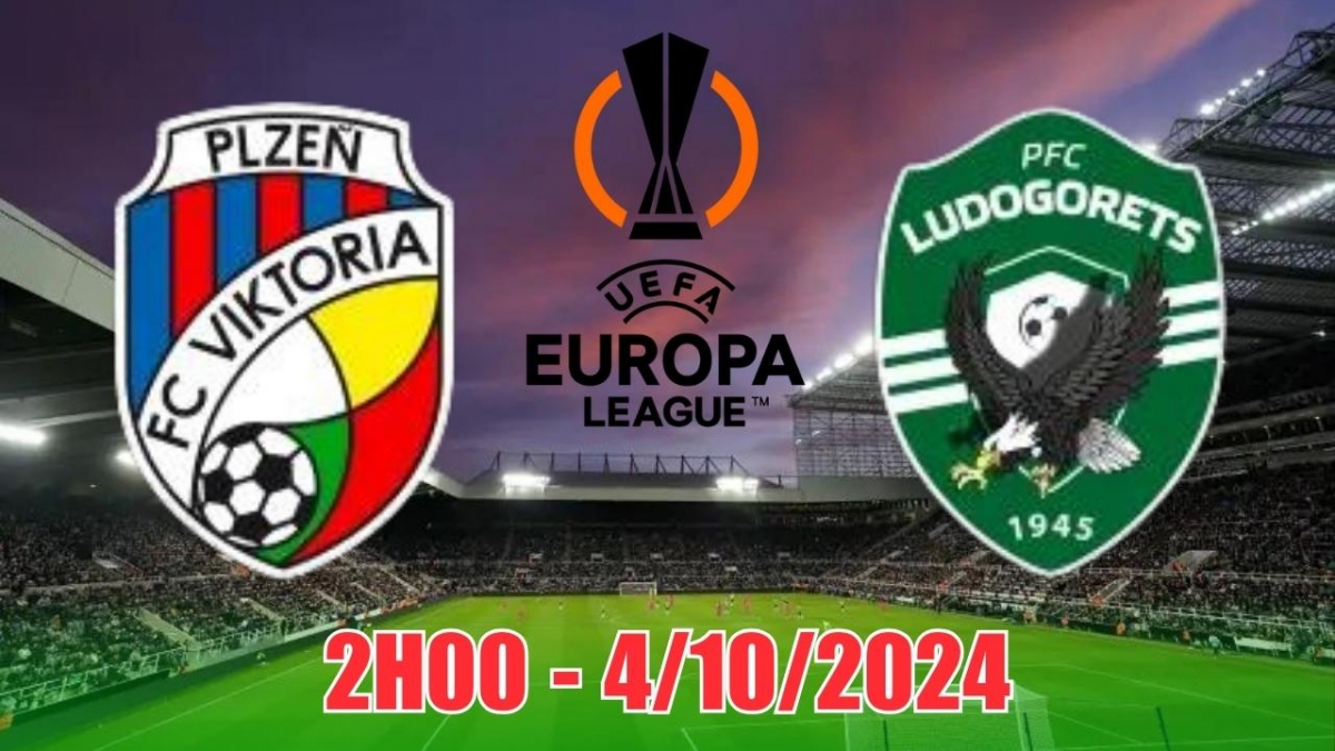 Nhận định, soi tỷ lệ Viktoria Plzen vs Ludogorets, 02h00 ngày 4/10 (Europa League 2024/25)