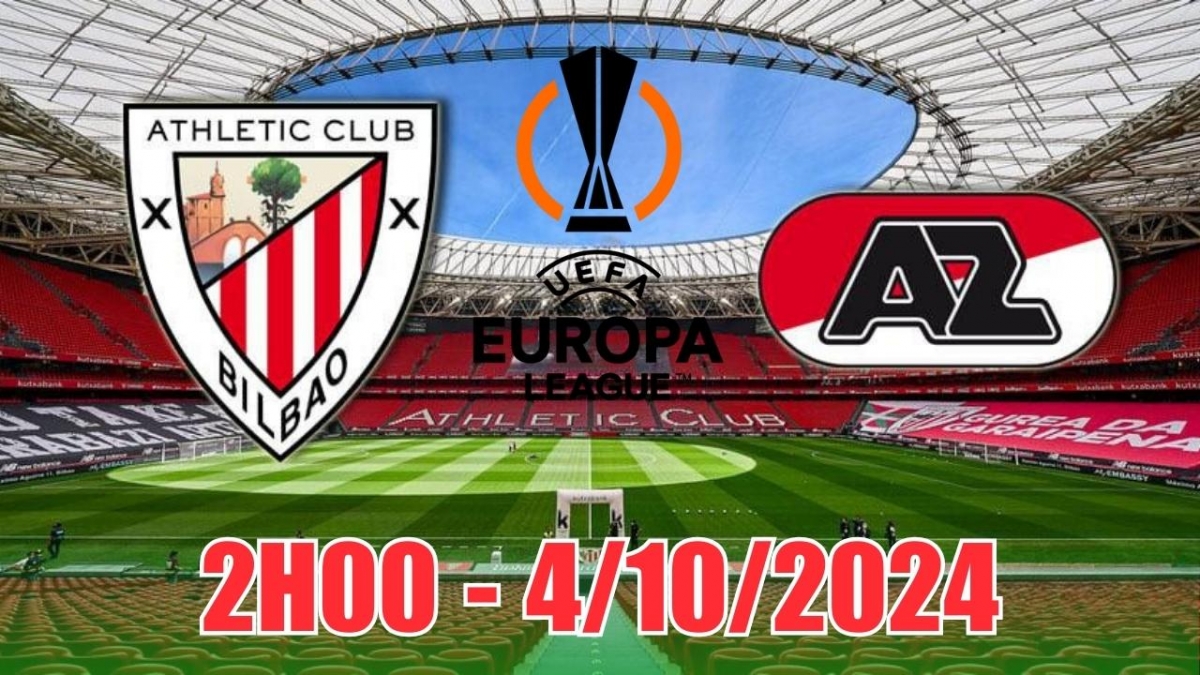 Nhận định, soi tỷ lệ Athletic Bilbao vs AZ Alkmaar, 02h00 ngày 4/10 (Europa League 2024/25)