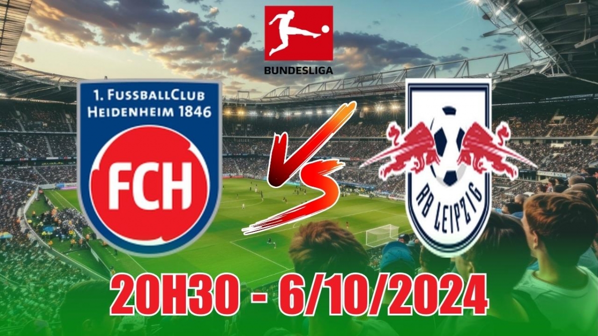 Nhận định, soi tỷ lệ Heidenheim vs RB Leipzig 20h30 ngày 6/10, vòng 6 Bundesliga