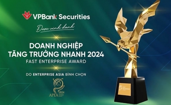 VPBankS chinh phục giải thưởng "Doanh nghiệp tăng trưởng nhanh 2024"