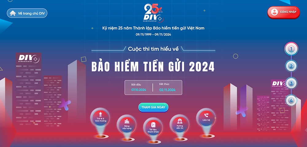 Hướng dẫn cách tham gia cuộc thi “Tìm hiểu về Bảo hiểm tiền gửi 2024”