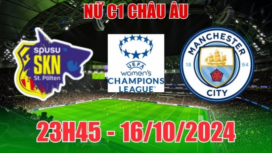 Nhận định C1 nữ St. Polten vs nữ Man City (23h45, 16/10) châu Âu: Chấp sâu, MC bùng nổ