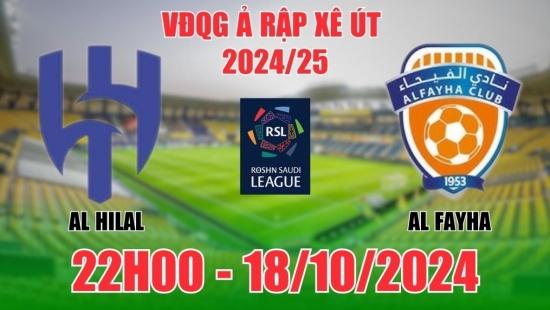 Nhận định Al Hilal vs Al Fayha (22h00, 18/10) VĐQG Ả Rập Xê Út: Giành 3 điểm nhẹ nhàng