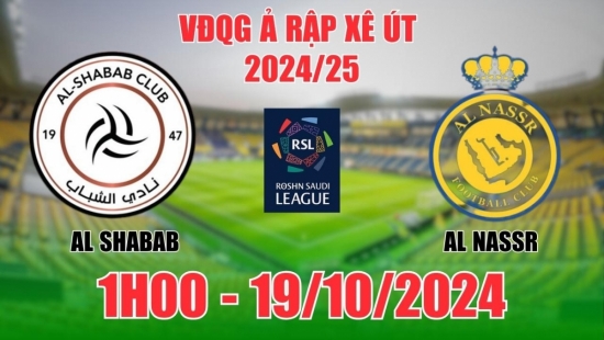 Nhận định Al Shabab vs Al Nassr (1h00, 19/10) VĐQG Ả Rập Xê Út: Tin kèo Al Nassr tuyệt đối