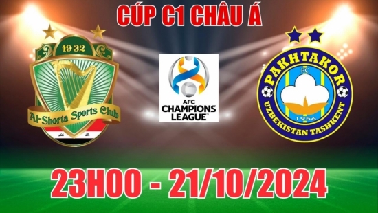 Nhận định Al Shorta vs Pakhtakor Tashkent (23h00, 21/10) vòng bảng Cúp C1 châu Á: Chủ nhà “ghi điểm”