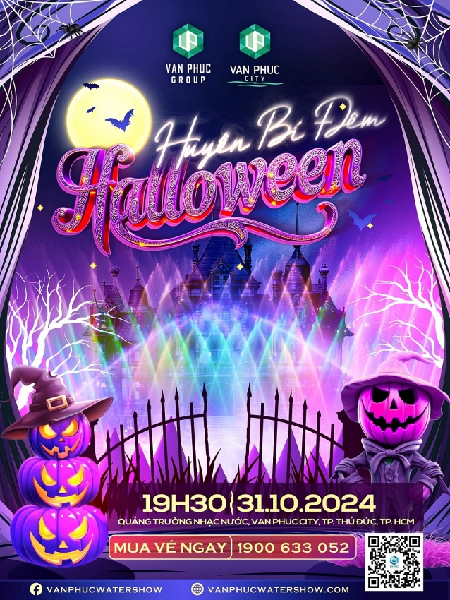 TP. Thủ Đức sắp diễn ra lễ hội nhạc nước Halloween huyền bí tại Van Phuc City