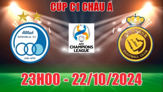 Nhận định Esteghlal vs Al Nassr (23h00, 22/10) vòng bảng C1 châu Á: Kèo quá lệch, CR7 thị uy