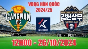 Nhận định Gangwon vs Gimcheon Sangmu (12h00, 26/10) K1 League Hàn Quốc: Rượt đuổi hấp dẫn