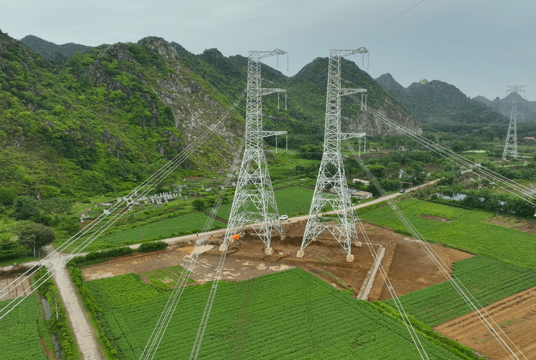 EVN đầu tư hơn 7.000 tỷ đồng vào dự án đường dây 500kV Lào Cai - Vĩnh Yên