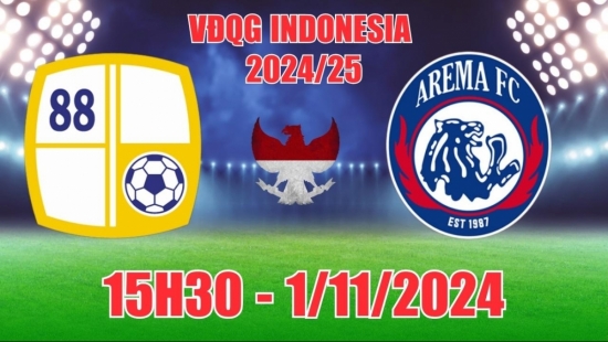 Nhận định Barito Putera vs Arema Malang (15h30, 1/11) VĐQG Indonesia: Trận đấu khó bùng nổ