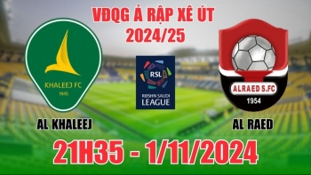 Nhận định Al Khaleej vs Al Raed (21h35, 1/11) vòng 9 VĐQG Ả Rập Xê Út: Chia điểm là hợp lý