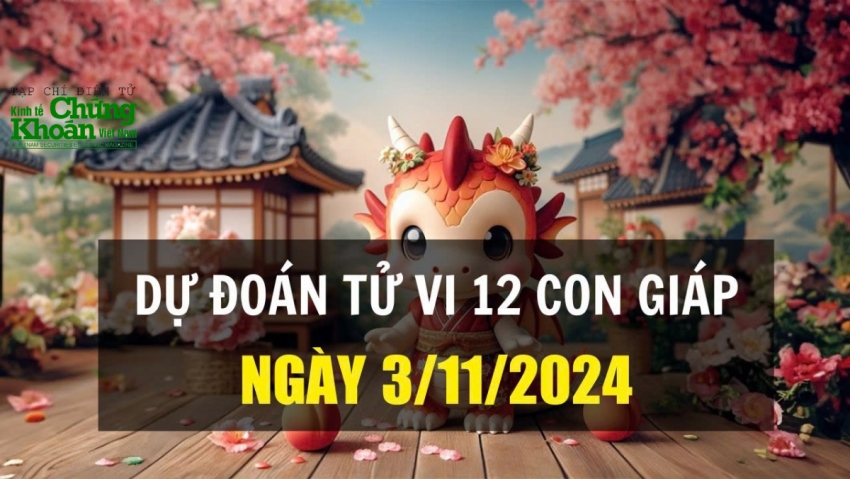 Dự đoán tử vi của 12 con giáp ngày 3/11/2024: Thìn đón vận may, Thân đề phòng rắc rối