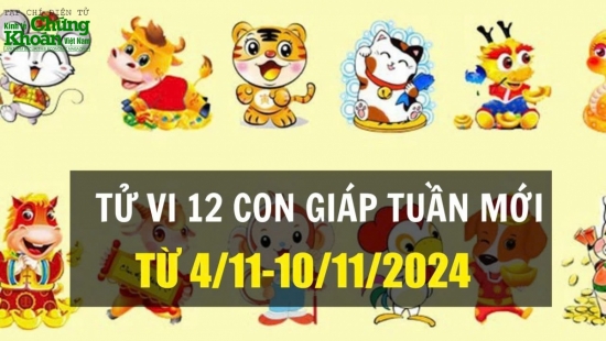 Tử vi tuần mới (4/11-10/11/2024): 12 con giáp cần lưu ý điều gì?