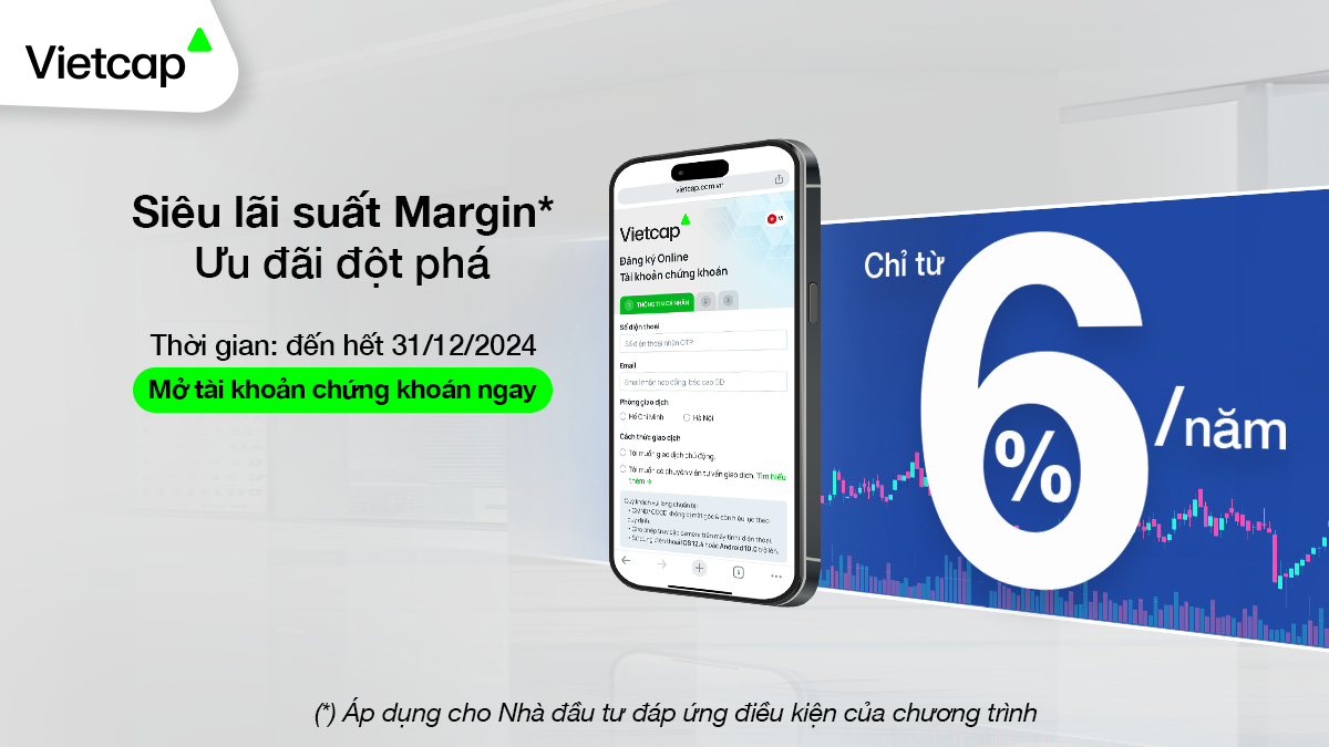 Loạt CTCK ưu đãi margin cuối năm, cơ hội tài chính hấp dẫn cho nhà đầu tư