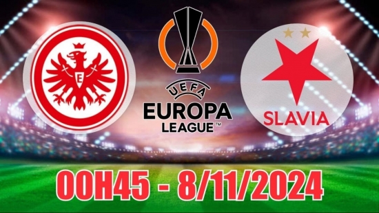 Nhận định C2 Eintracht Frankfurt vs Slavia Praha (00h45, 8/11) châu Âu vòng bảng: Chủ nhà thắng sít sao