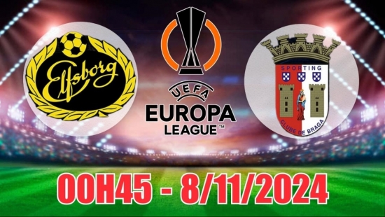 Nhận định C2 Elfsborg vs Sporting Braga (00h45, 8/11) châu Âu vòng bảng: Tin vào cửa dưới