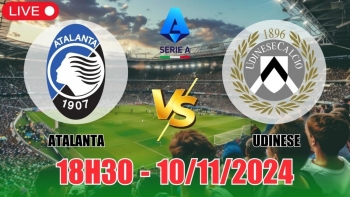 Nhận định Atalanta vs Udinese (18h30, 10/11) vòng 12 Serie A: Kèo căng, chủ nhà thắng cách biệt