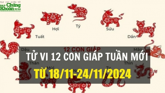 Tử vi tuần mới (18/11-24/11/2024): Sửu gặt hái thành công, Dậu đối mặt thử thách, Hợi có bước đột phá