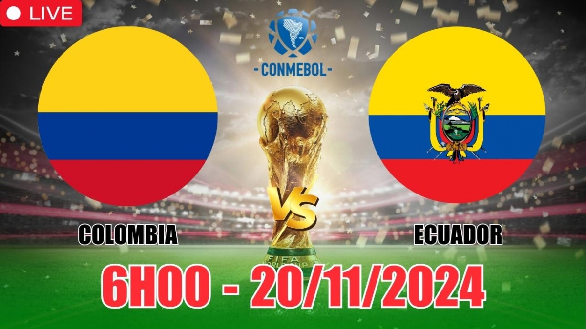 Nhận định, soi tỷ lệ Colombia vs Ecuador 6h00 ngày 20/11, vòng loại World Cup Nam Mỹ 2026