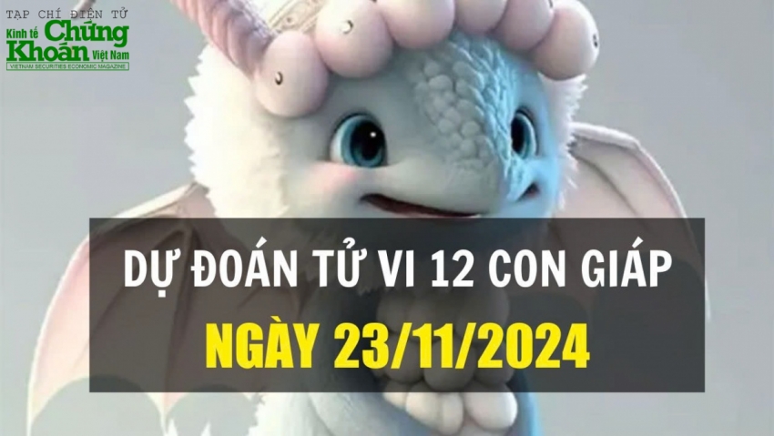 Dự đoán tử vi ngày 23/11/2024 của 12 con giáp: Tỵ tình cảm thăng hoa, Dậu vững vàng sự nghiệp