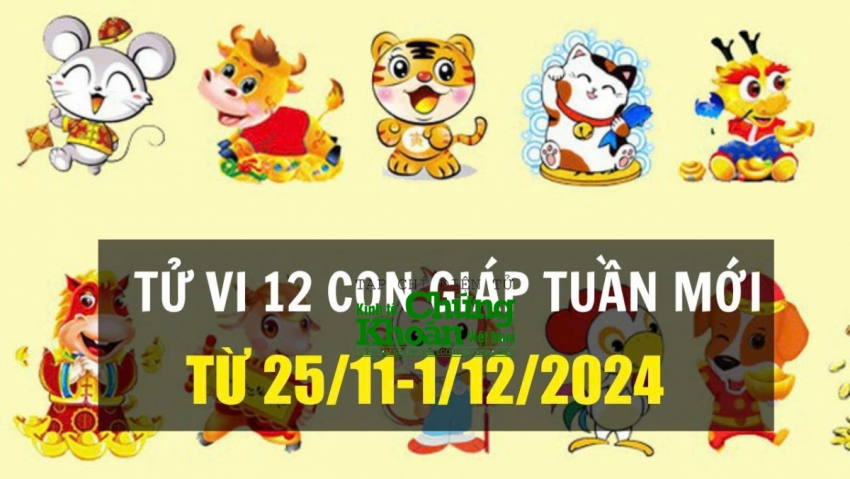 Tử vi tuần mới từ 25/11 - 1/12/2024: Cơ hội và thử thách cho 12 con giáp