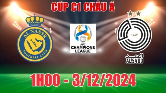 Soi tỷ lệ, nhận định Al Nassr vs Al Sadd (1h00, 3/12) Cúp C1 châu Á: Khó cản bước Ronaldo