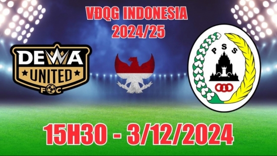 Soi tỷ lệ, nhận định Dewa United vs PSS Sleman (15h30, 3/12) VĐQG Indonesia: Dễ thắng cách biệt