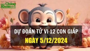 Dự đoán tử vi ngày 5/12/2024 của 12 con giáp: Tỵ gặp vận may lớn, Tý cần cẩn trọng