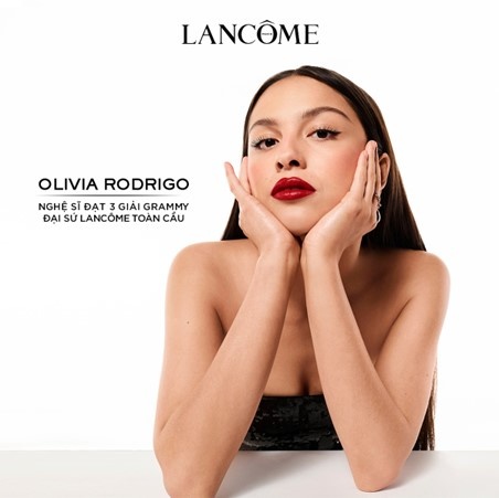 Olivia Rodrigo làm đại sứ thương hiệu toàn cầu của Lancome