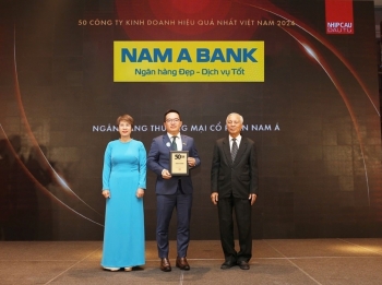 Nam A Bank - Top 50 Công ty kinh doanh hiệu quả nhất Việt Nam năm 2024