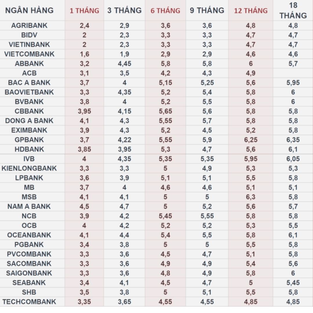 Lãi suất ngân hàng 15/12/2024: Big4 và chính sách hút tiền gửi mới nhất