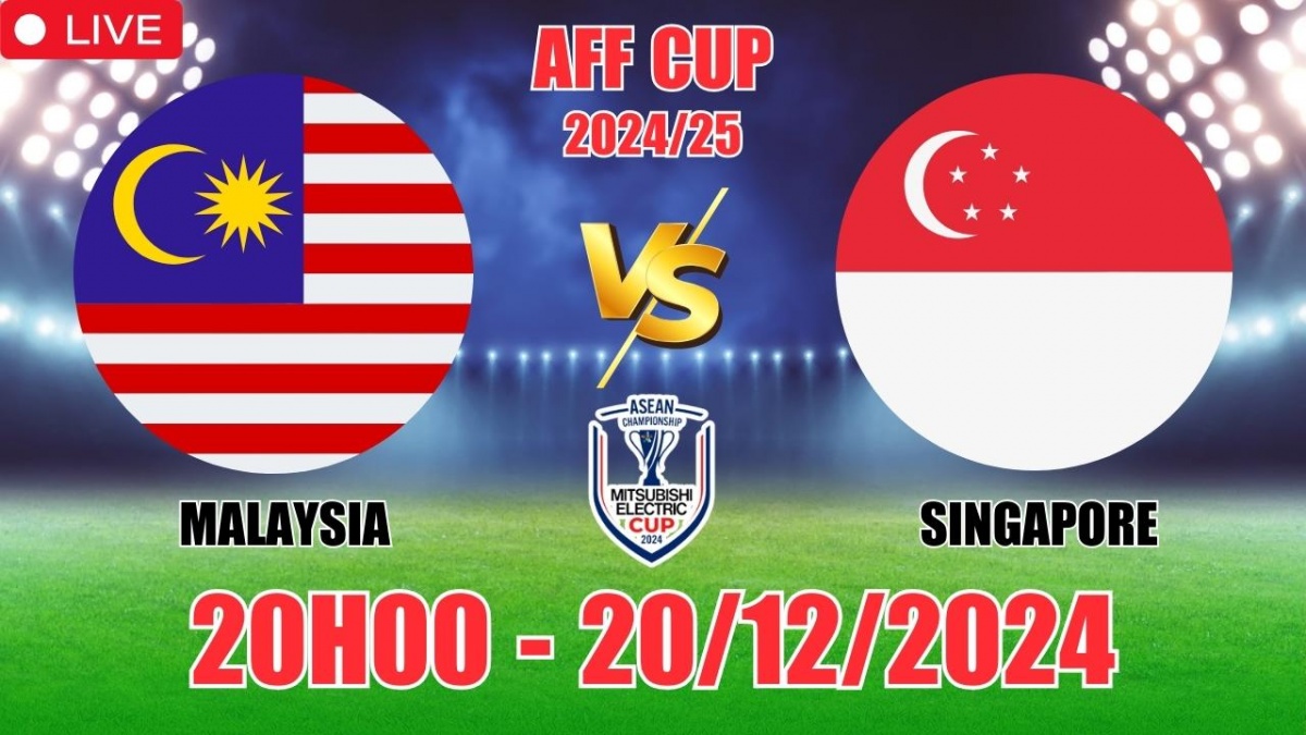 Nhận định, soi tỷ lệ Malaysia vs Singapore 20h00 ngày 20/12, vòng bảng AFF Cup 2024