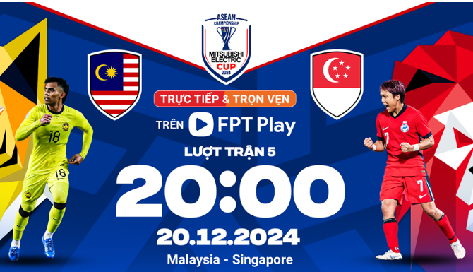 Malaysia vs Singapore: Link xem trực tiếp trận đấu; Cập nhật tình hình lực lượng trước trận