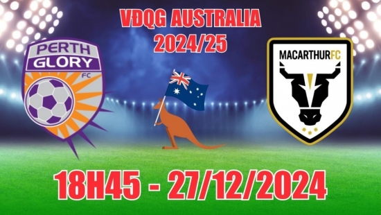 Nhận định Perth Glory vs Macarthur FC (18h45, 27/12) bóng đá VĐQG Australia: Chủ nhà kém cỏi