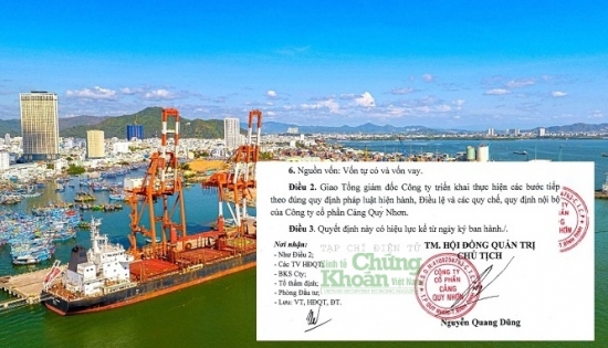 Cảng Quy Nhơn công bố đối tác trúng gói thầu gần 170 tỷ đồng