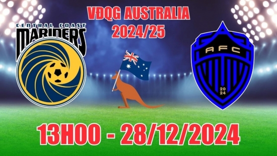 Nhận định Central Coast Mariners vs Auckland FC (13h00, 28/12) bóng đá VĐQG Australia: Khách thắng cách biệt