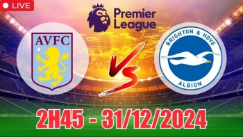 Nhận định Aston Villa vs Brighton (2h45, 31/12) bóng đá Ngoại hạng Anh vòng 19: Cắt đuôi đối thủ