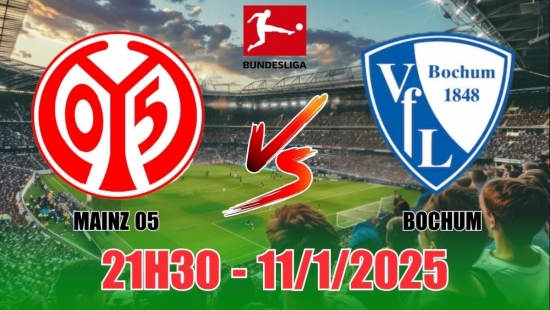 Nhận định Mainz 05 vs Bochum (21h30, 11/1) bóng đá Bundesliga 2025: Thắng cách biệt cho Mainz